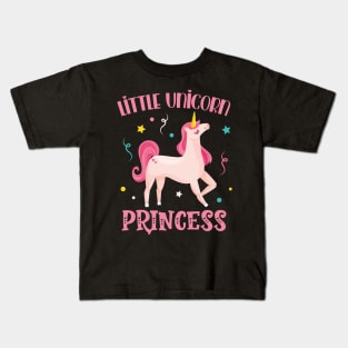 Little Unicorn Princess Kids T-Shirt